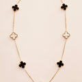 7 clover necklace (dual sides)
