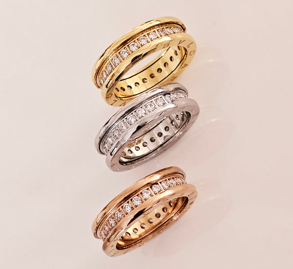 Bvlgari high quality ring w/ stones