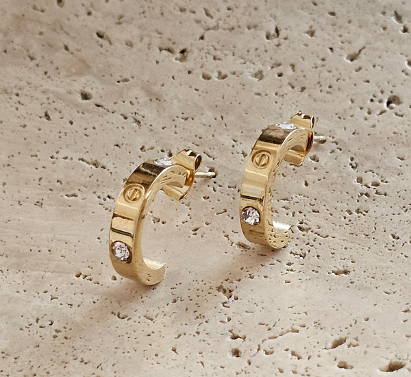 Cartier inspired small hoops
