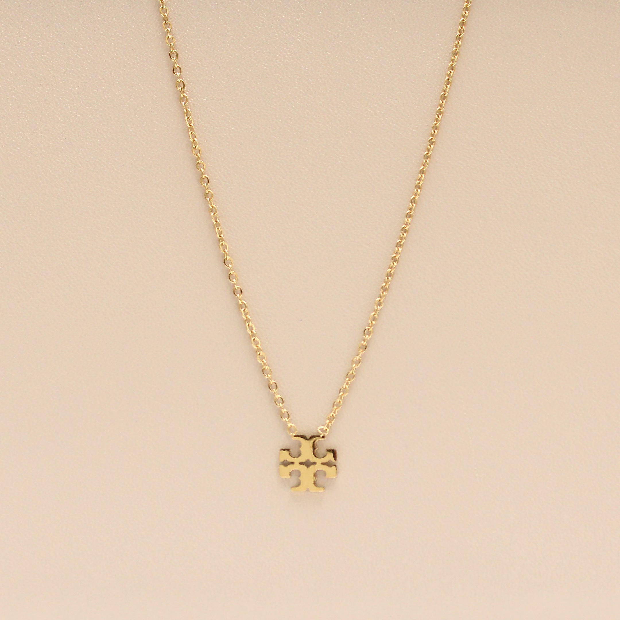 Small tory logo Necklace