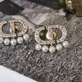 Dior studs with pearls