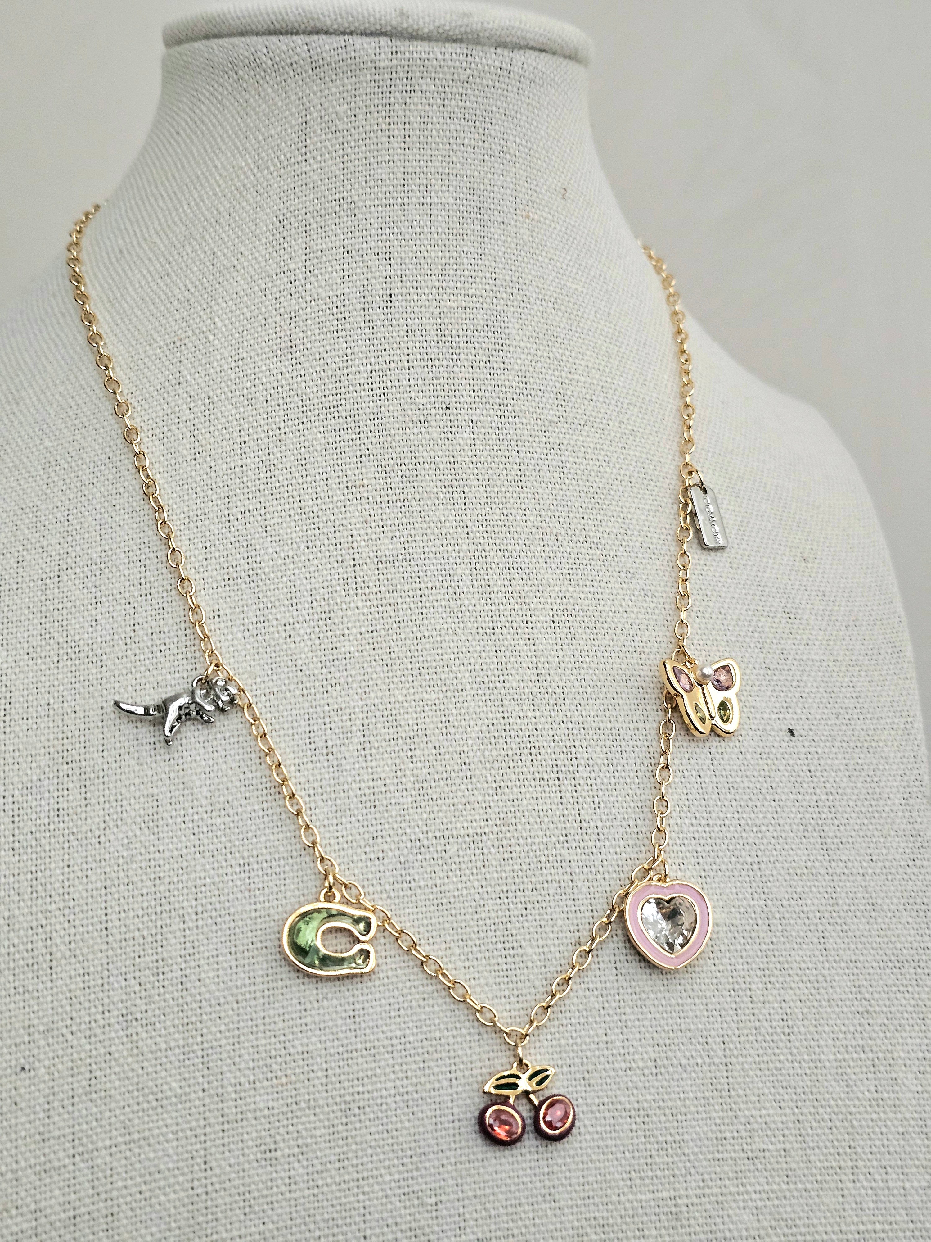 Coach dangling necklace