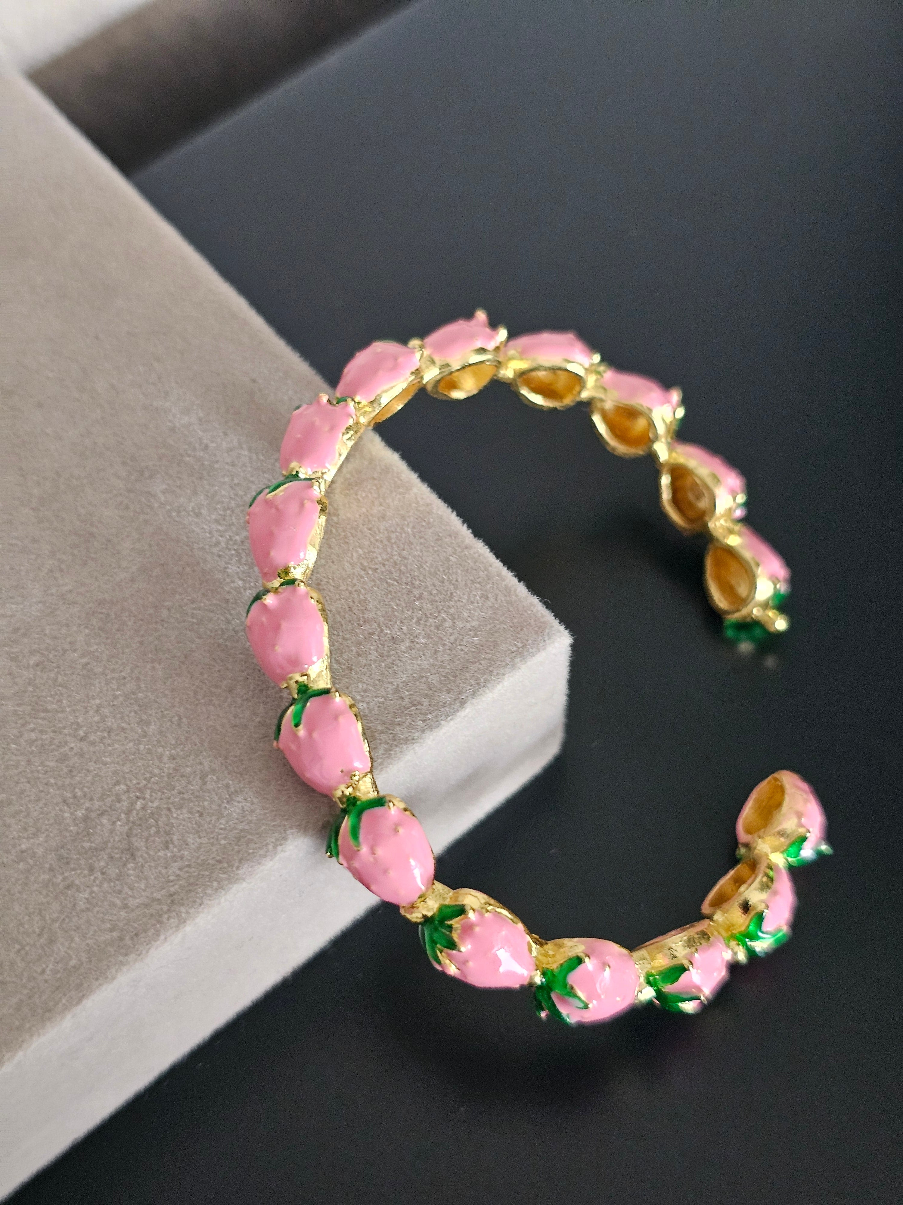 Strawberry pink bangle