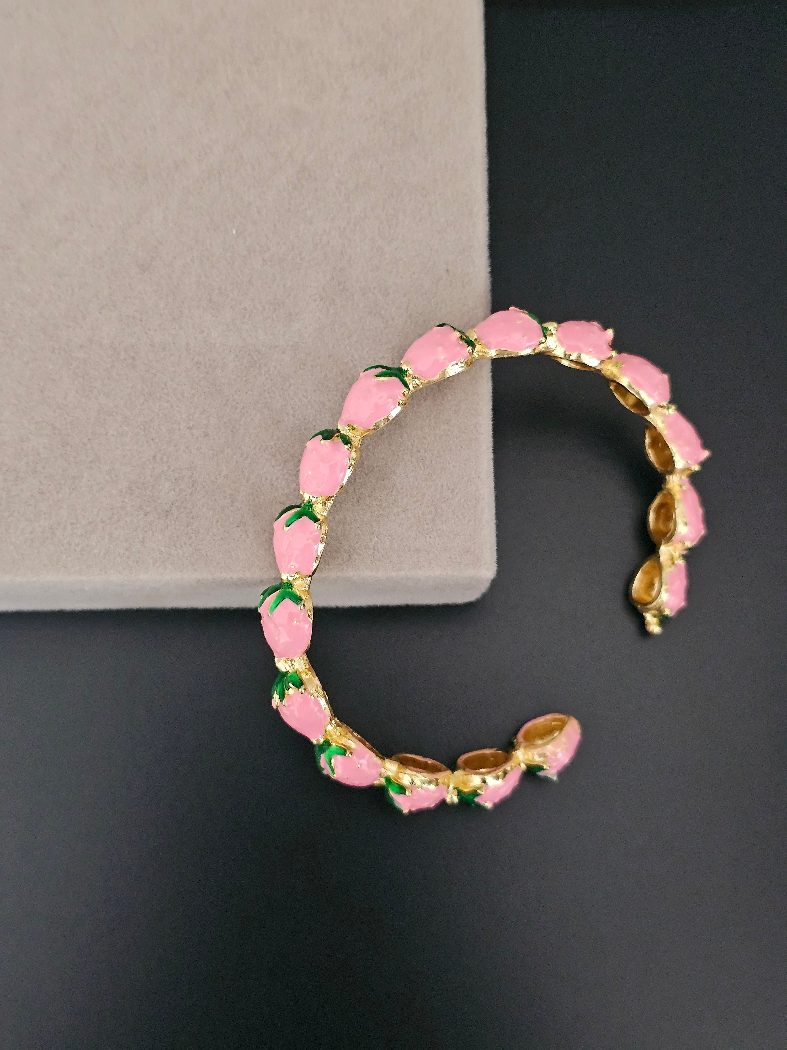 Strawberry pink bangle