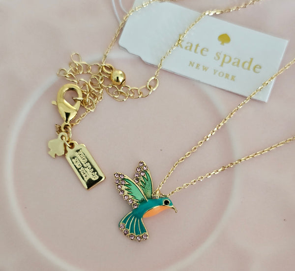 Katespade inspired bird necklace