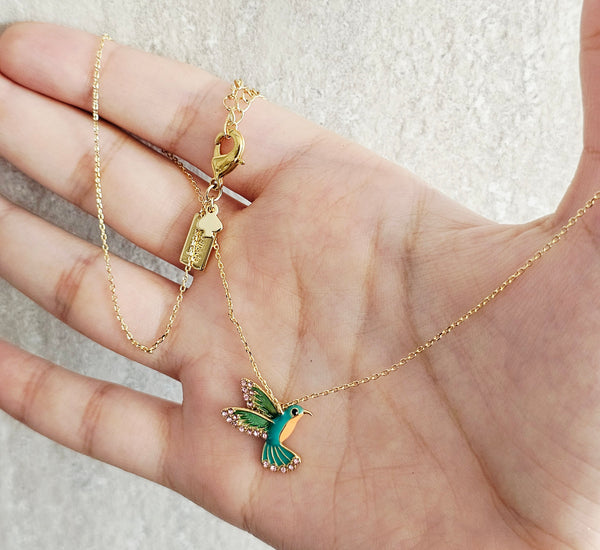 Katespade inspired bird necklace