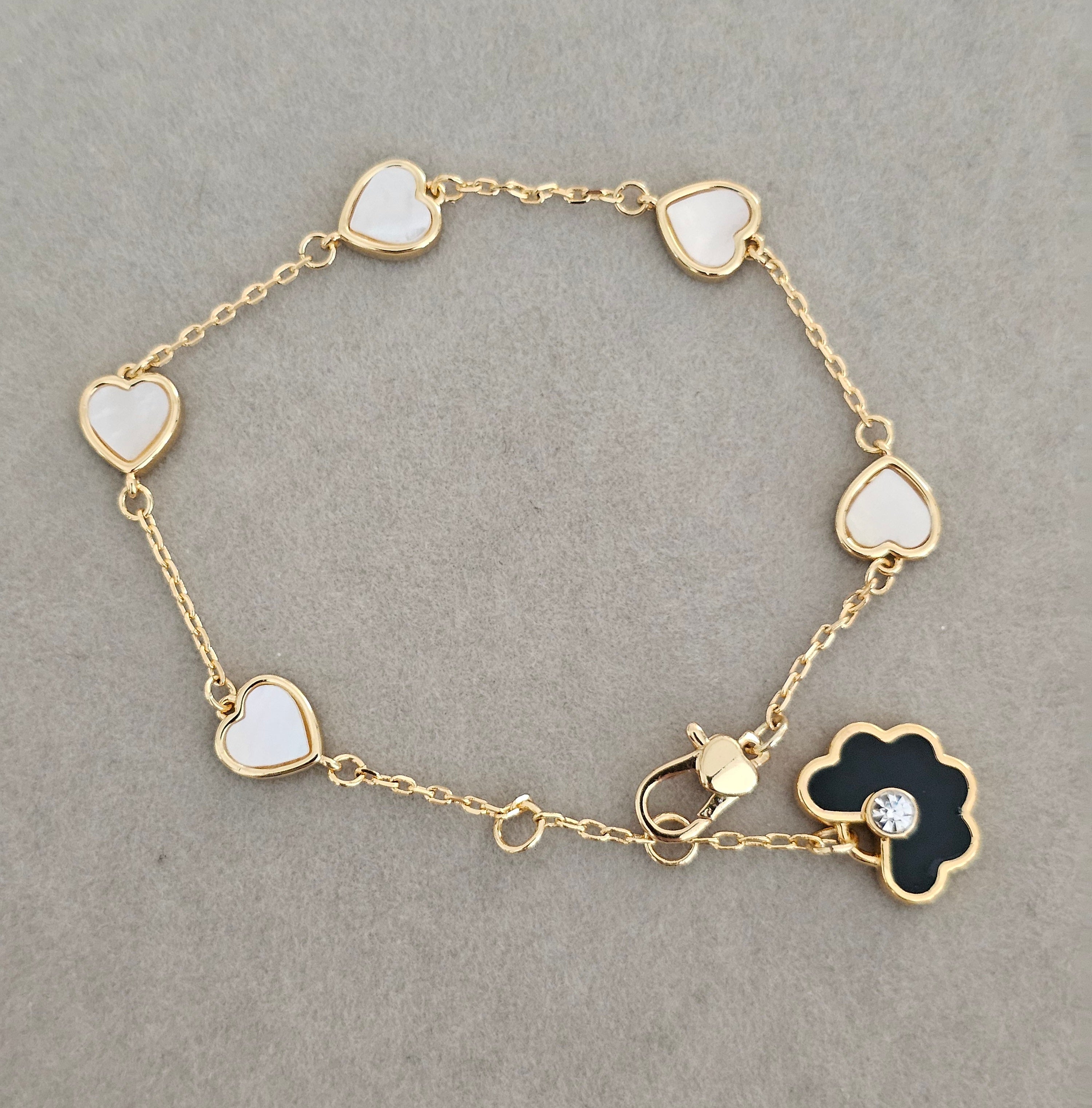 Katespade inspired pearl bracelet