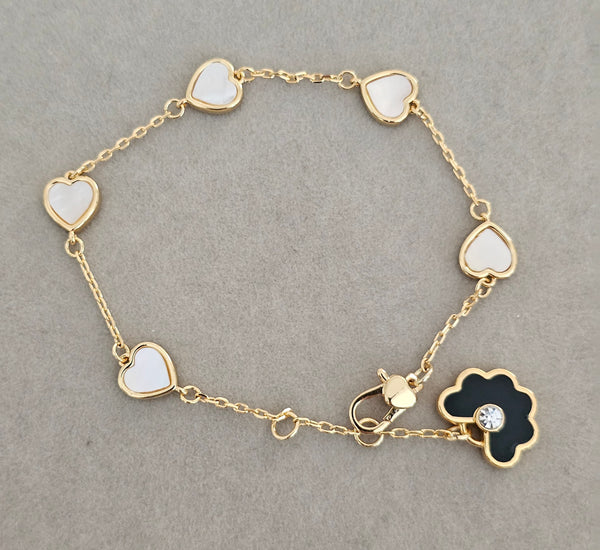 Katespade inspired pearl bracelet