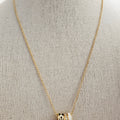 Coach ring necklace