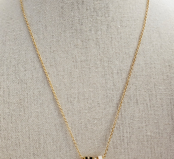Coach ring necklace
