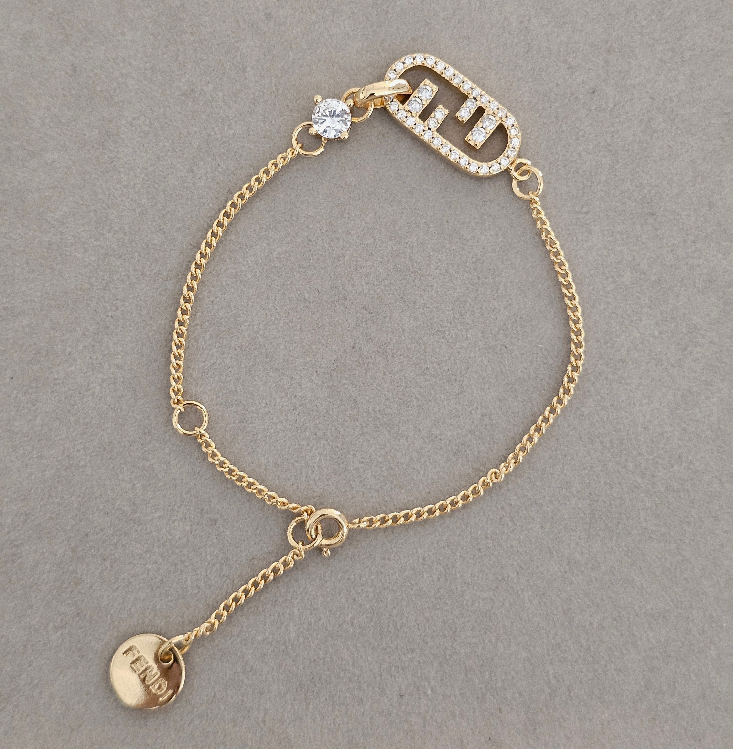 Fendi logo bracelet