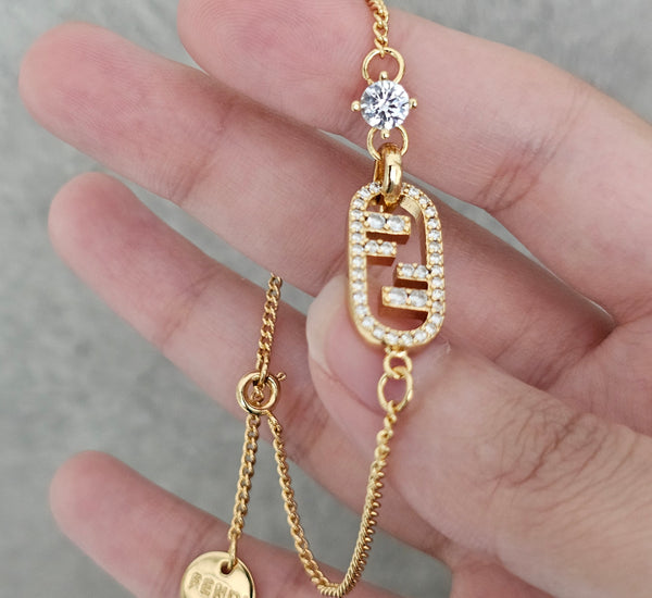 Fendi logo bracelet