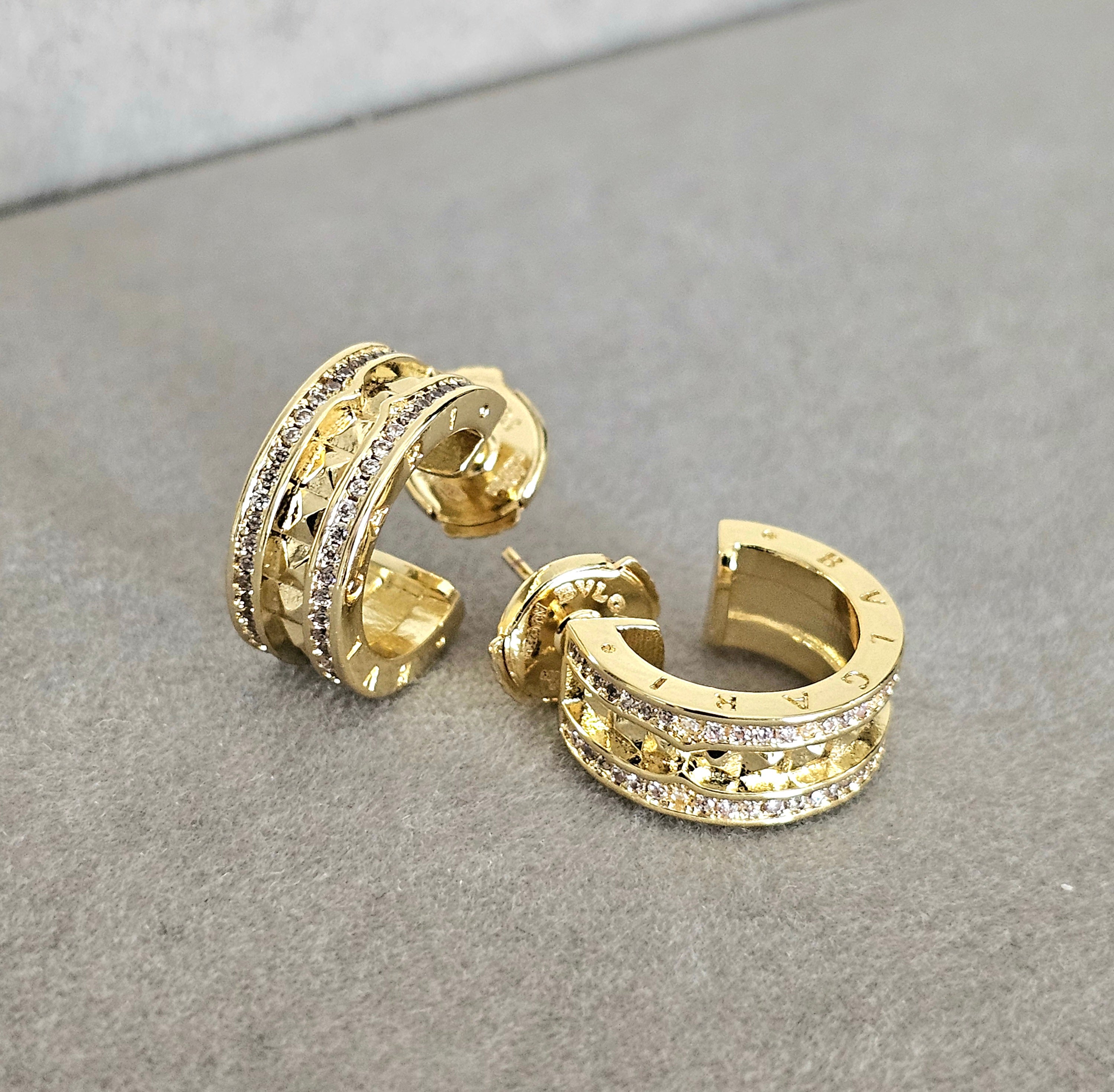 Bvlgari round hoops
