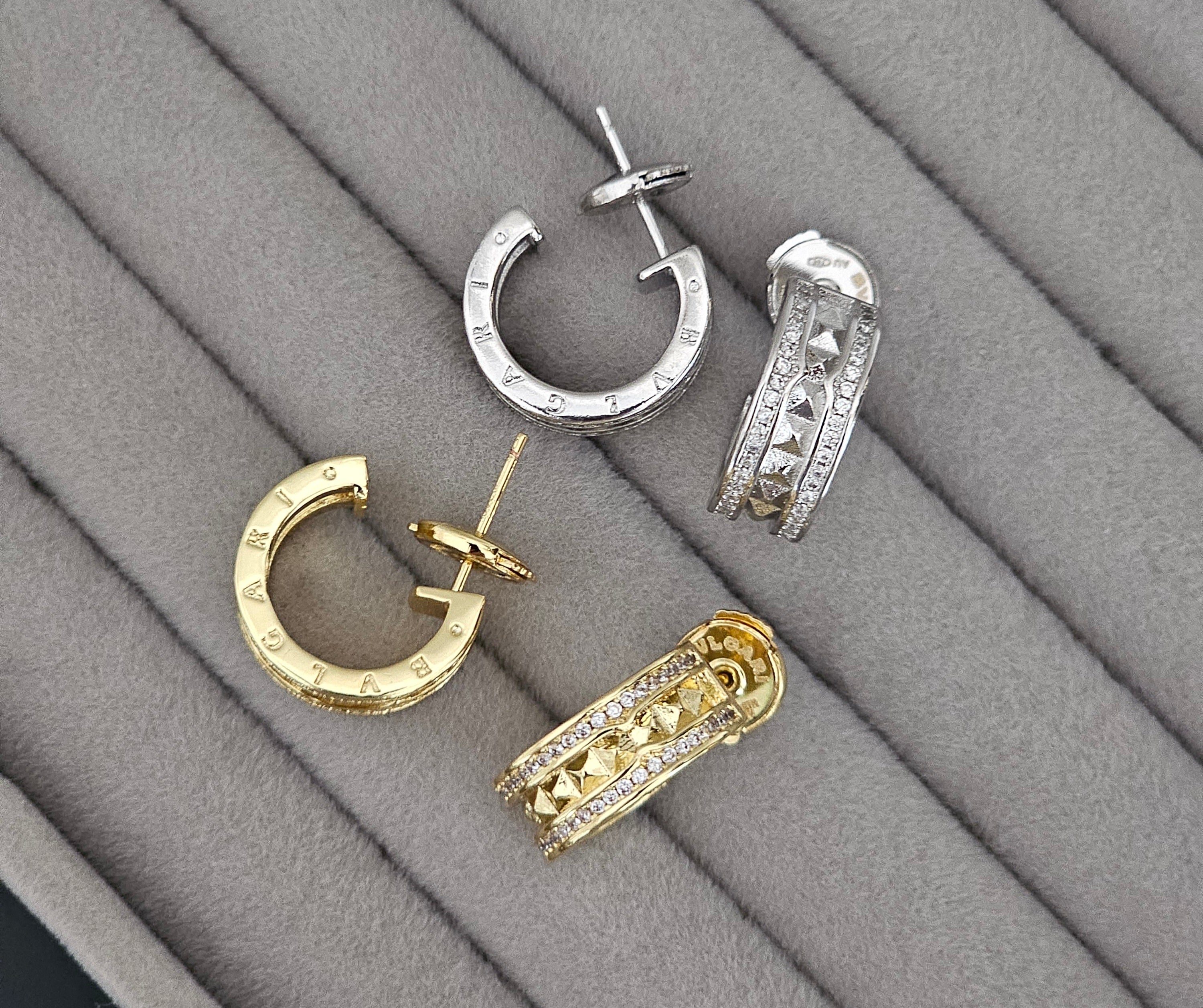 Bvlgari round hoops