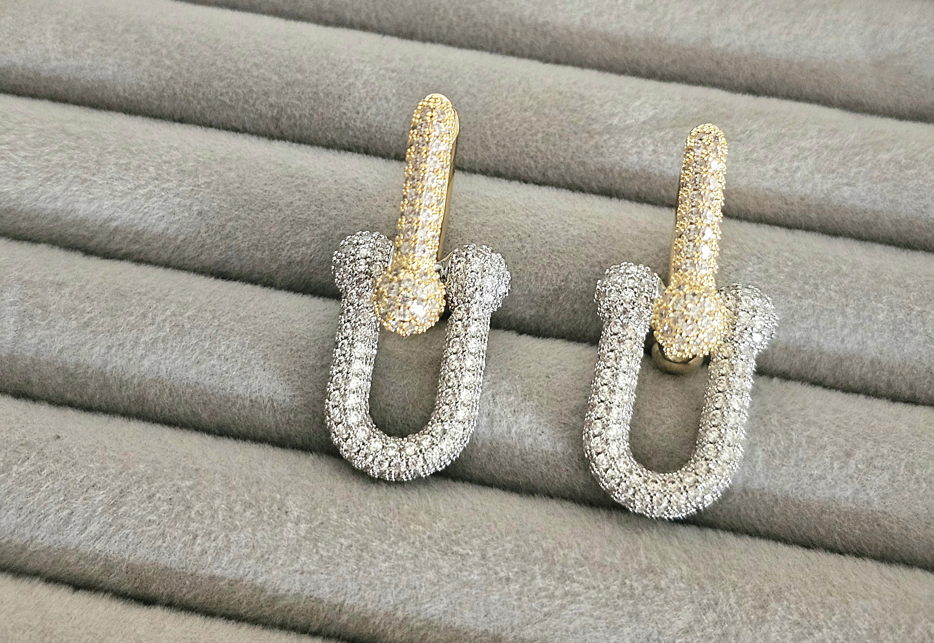 Tiffany inspired hoops