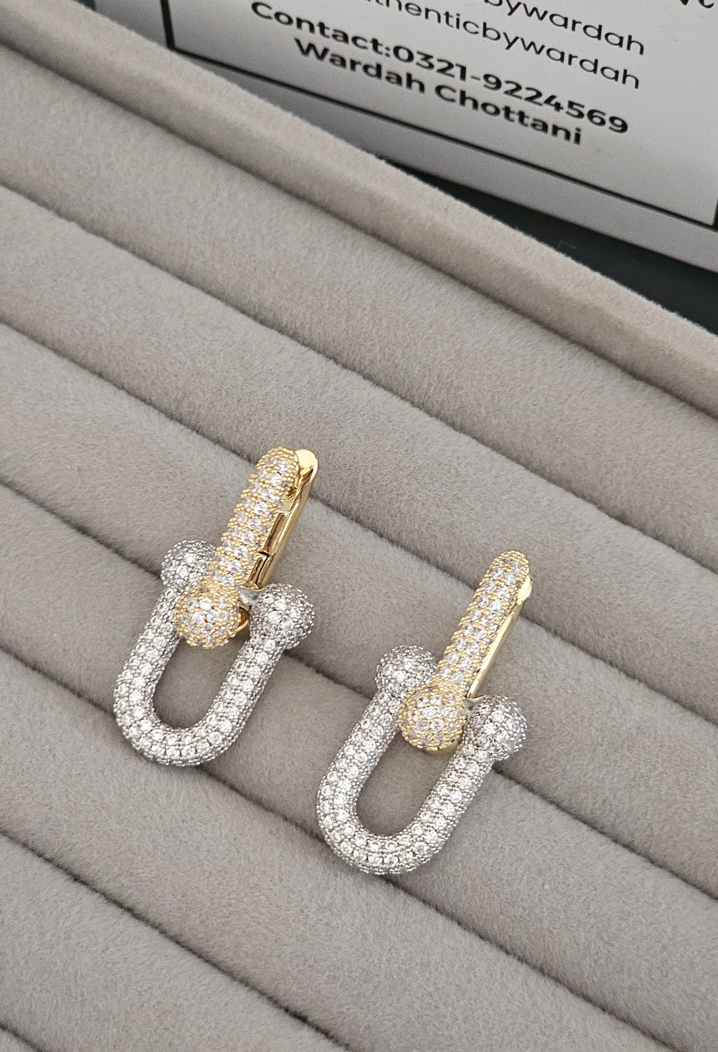 Tiffany inspired hoops