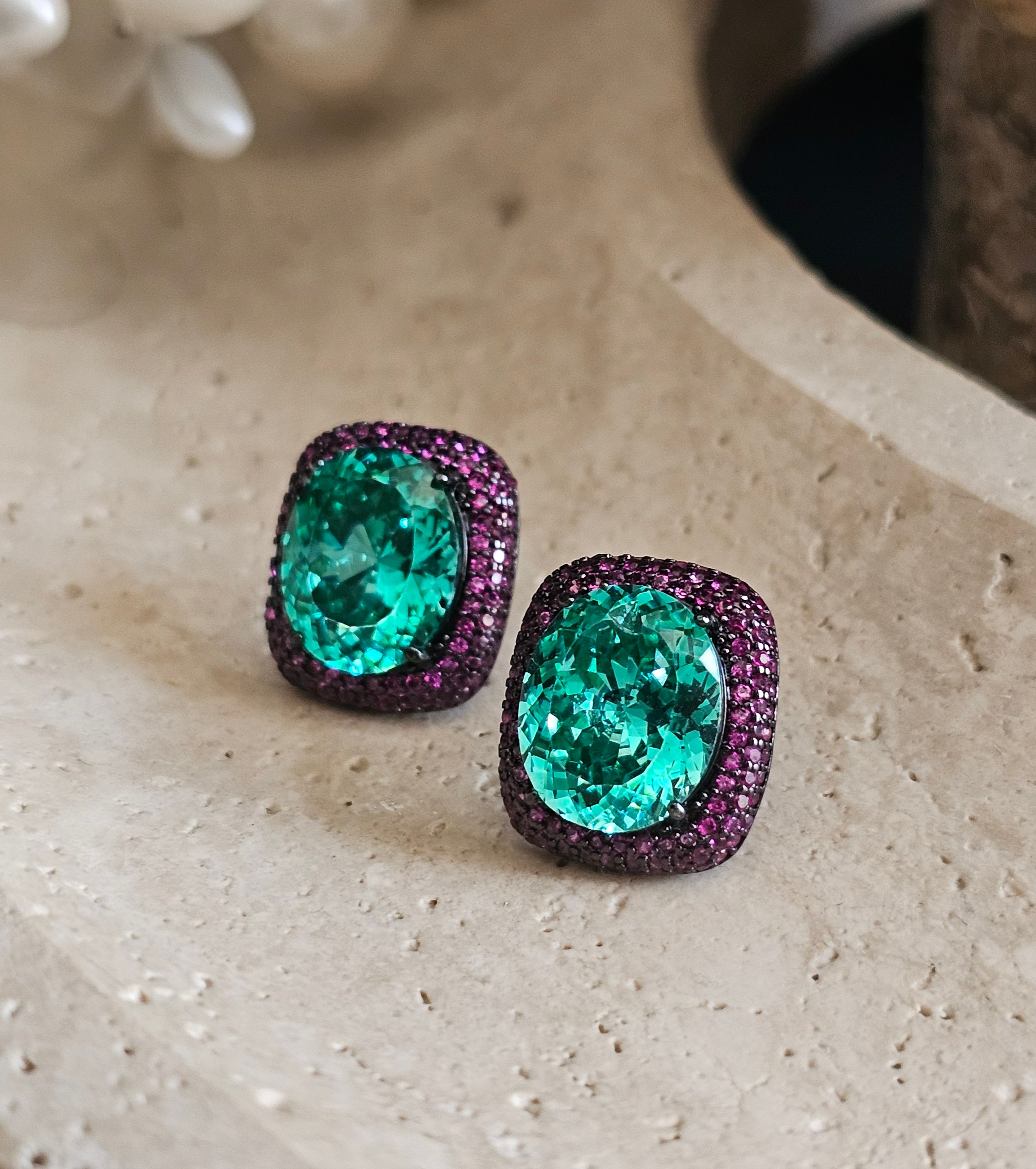 Sworaski inspired magenta tops