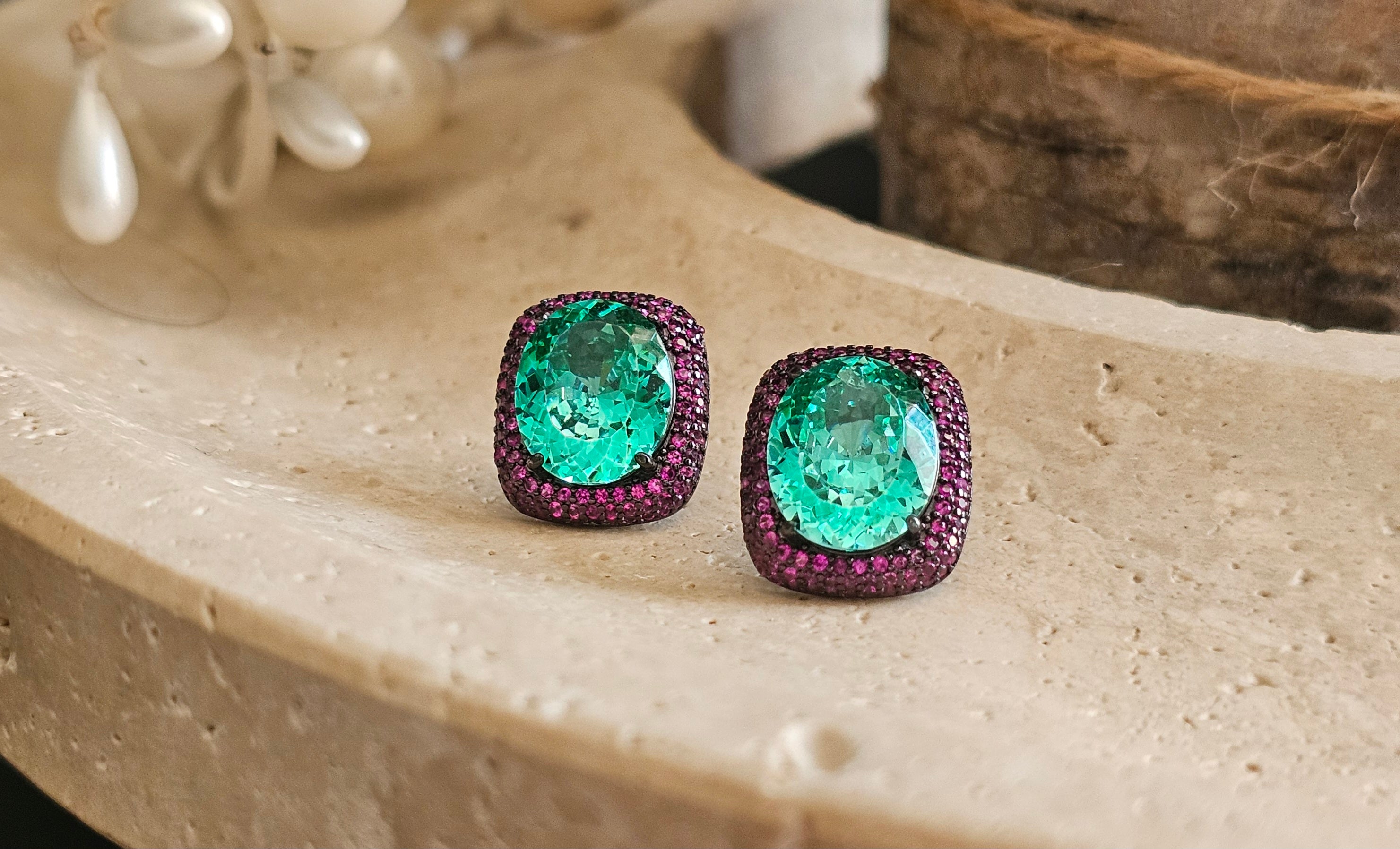 Sworaski inspired magenta tops