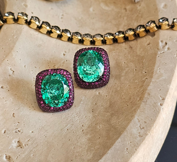 Sworaski inspired magenta tops