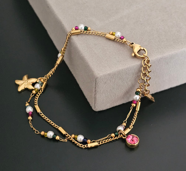 Pink beads Bracelet