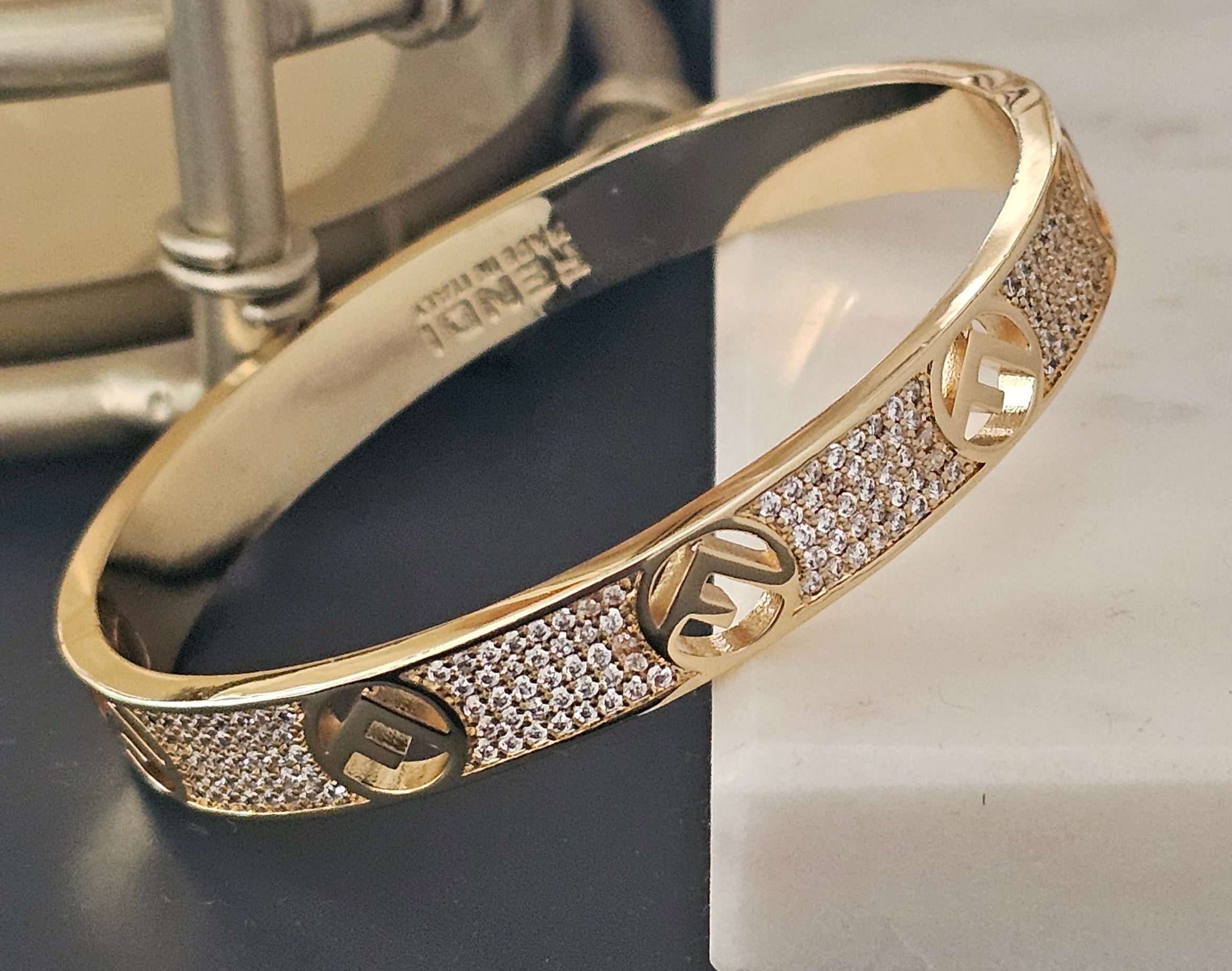 Fendi stones bangle