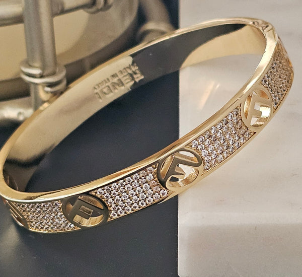 Fendi stones bangle