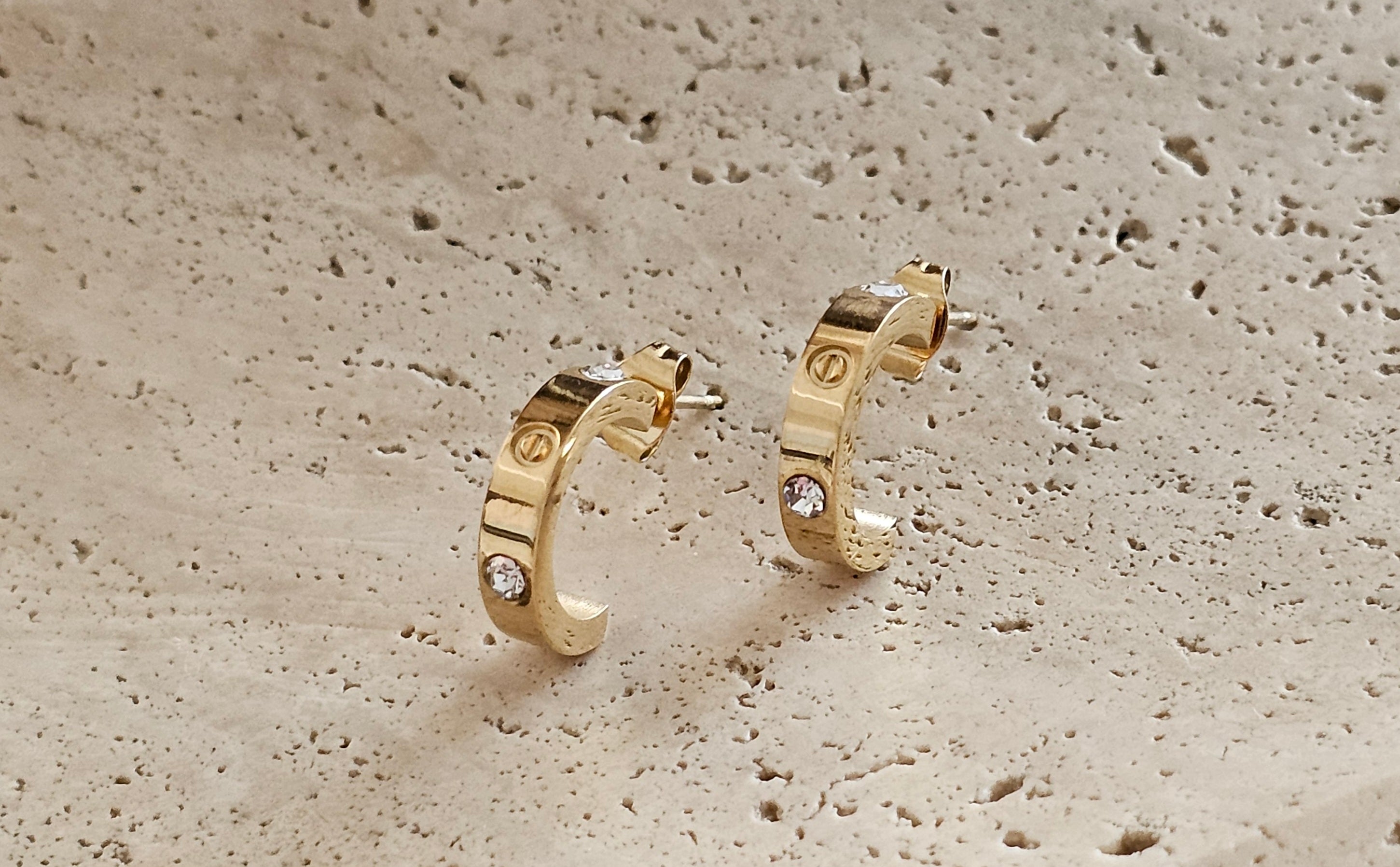 Cartier inspired small hoops