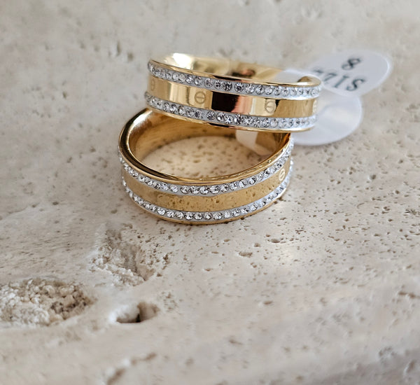 Cartier inspired logo band