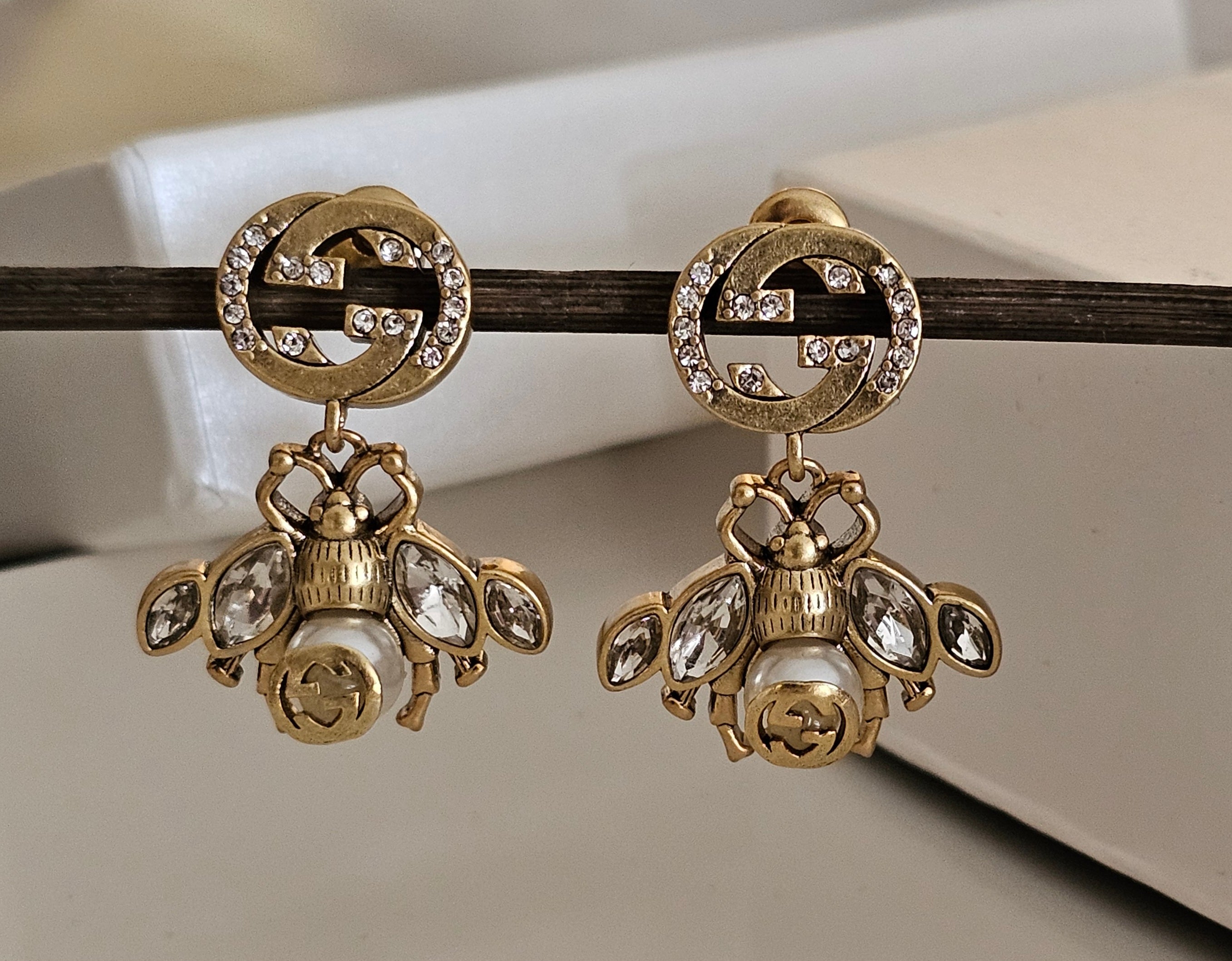 Gucci bee earrings