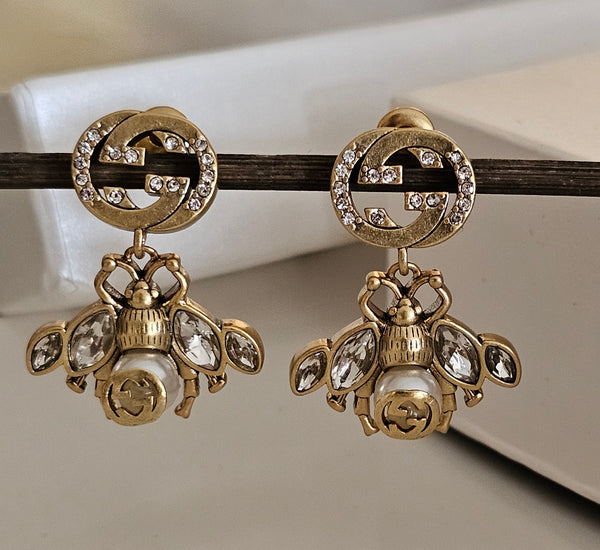 Gucci bee earrings