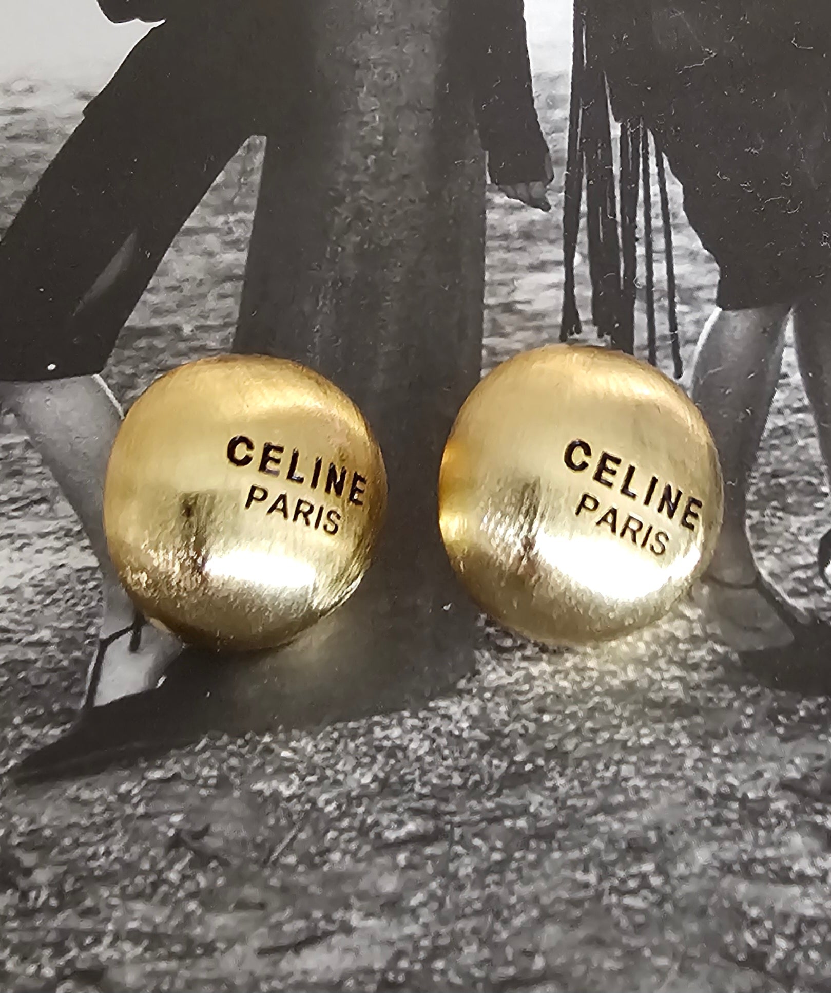 Celine round studs