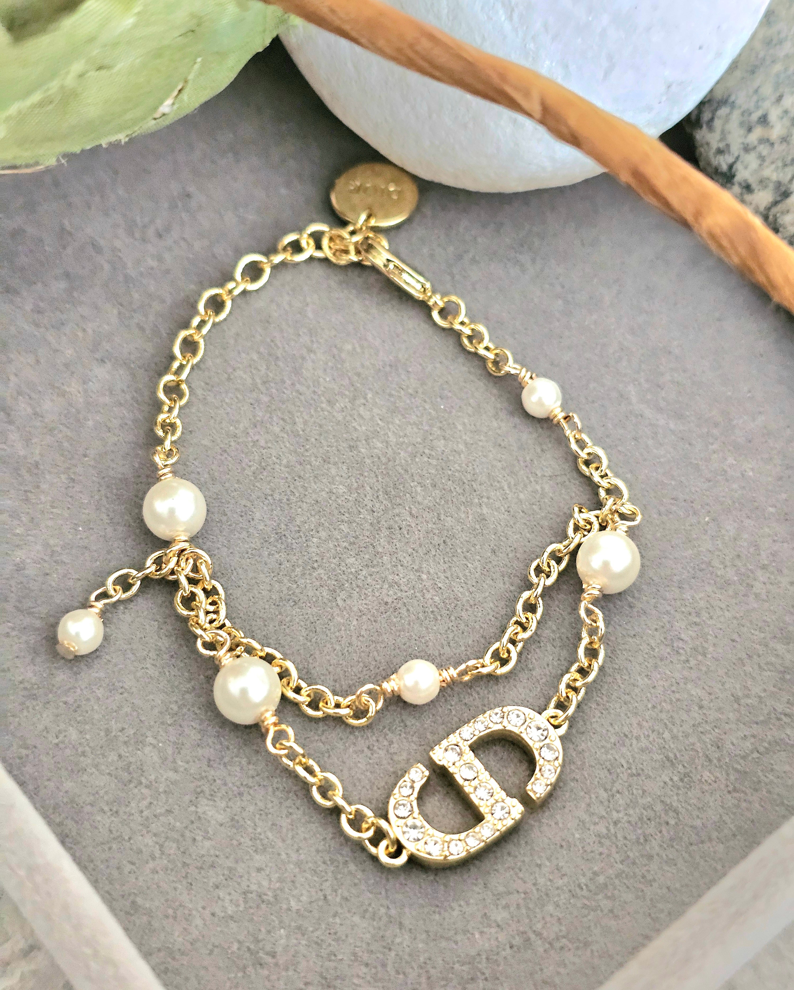 Dior pearl bracelet