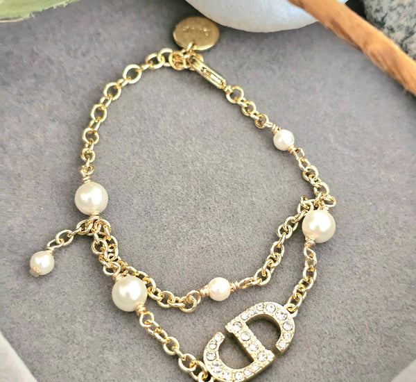 Dior pearl bracelet