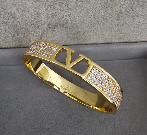 Valentino stone bangle