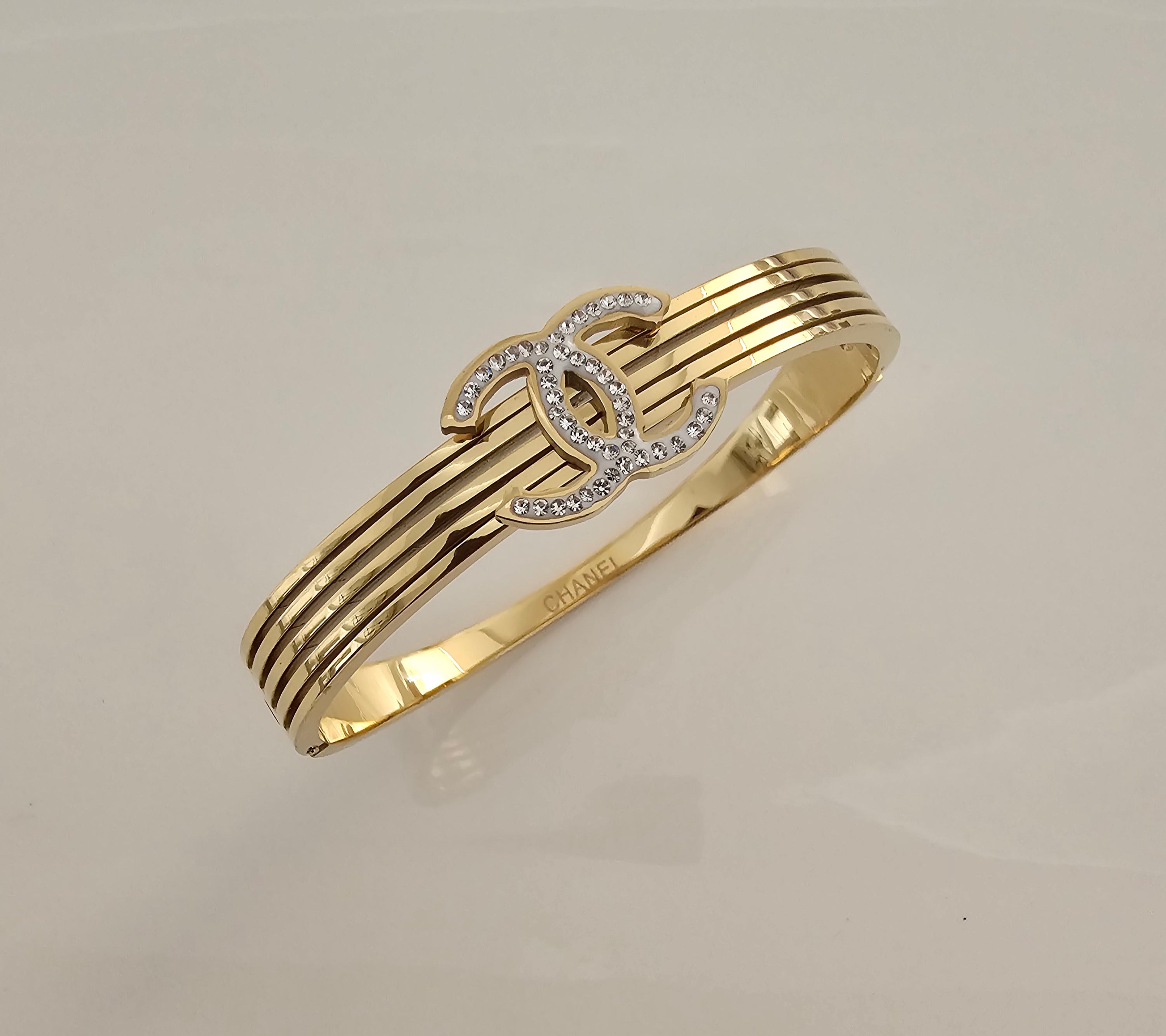 Chanel logo bangle