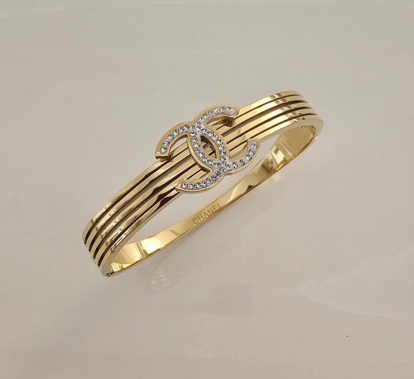 Chanel logo bangle