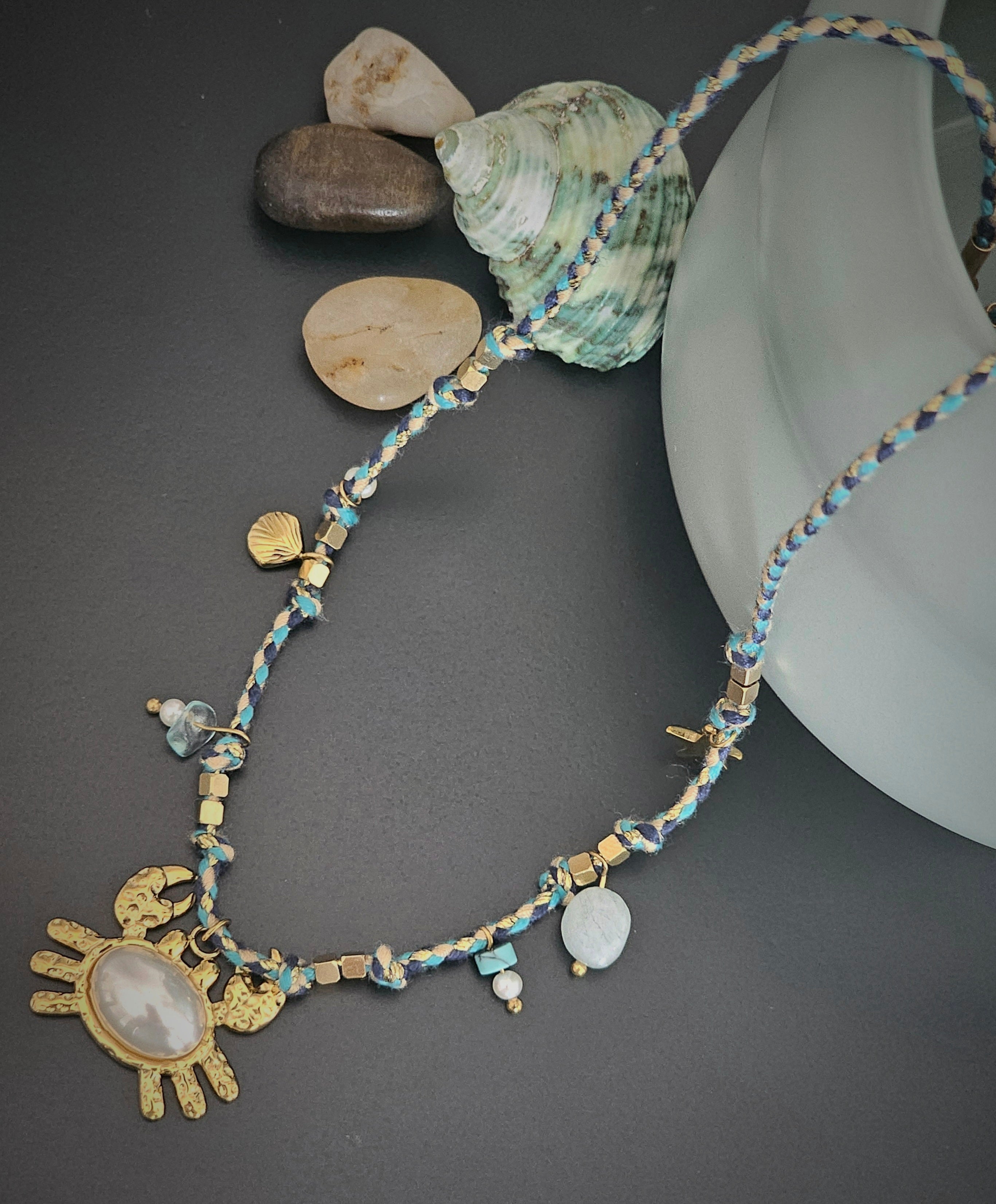 Crab necklace