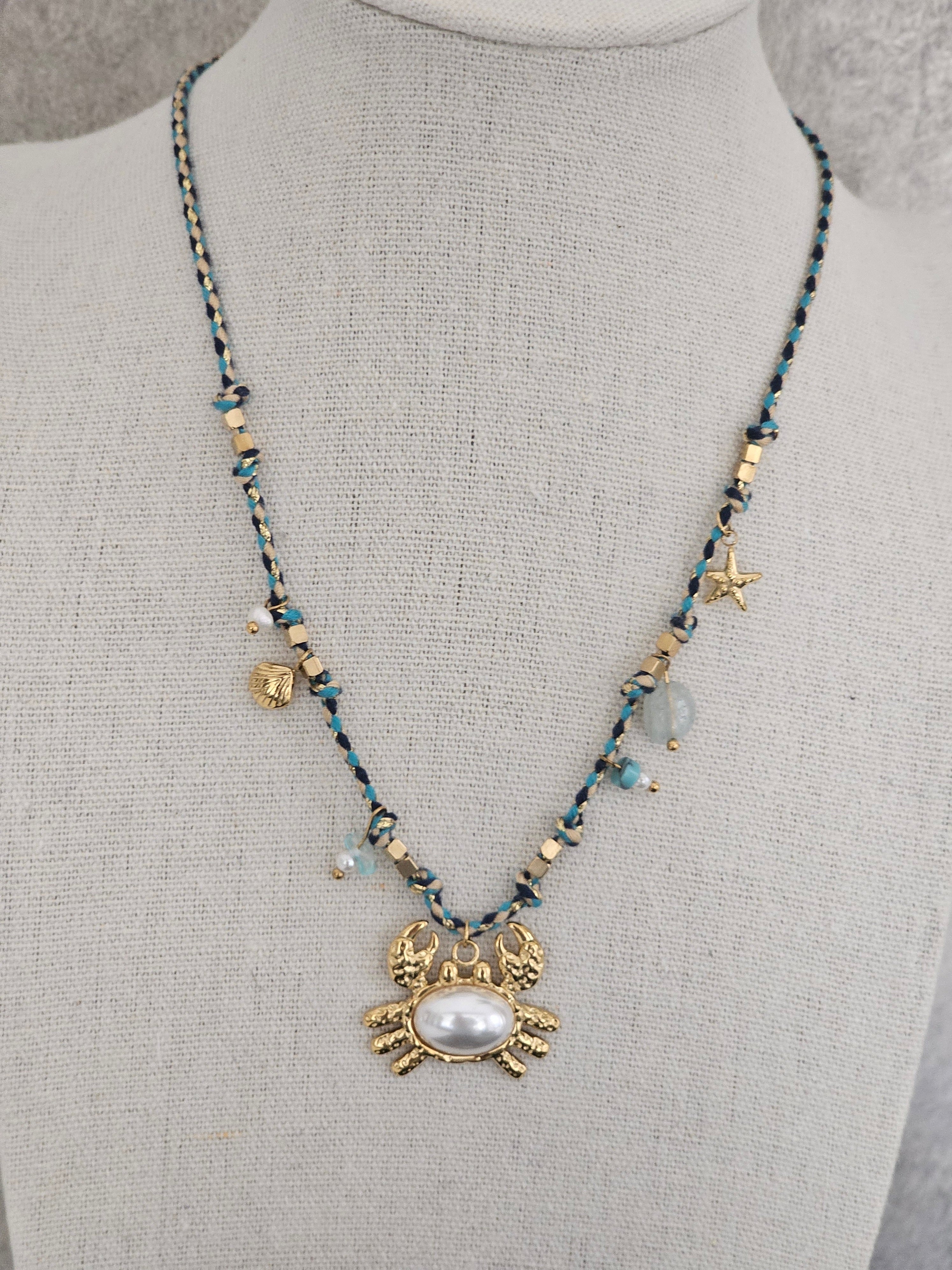 Crab necklace