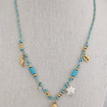 Aqua necklace